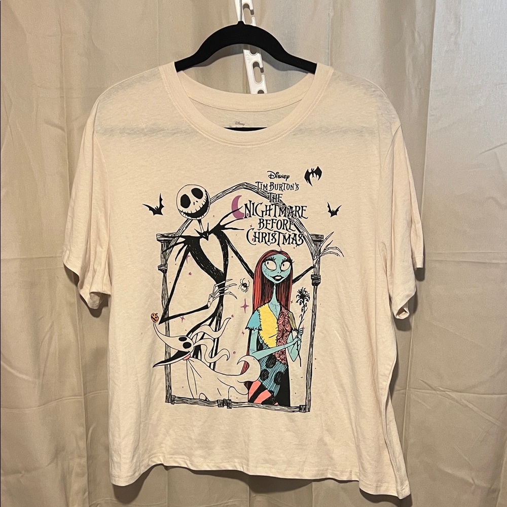 Disney Cream Nightmare Before Christmas Tee